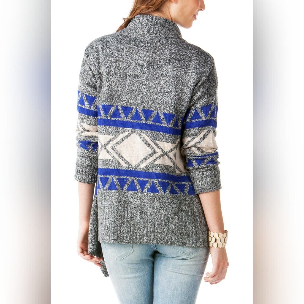Francesca's Alga Rosharon Drape Cardigan - Small